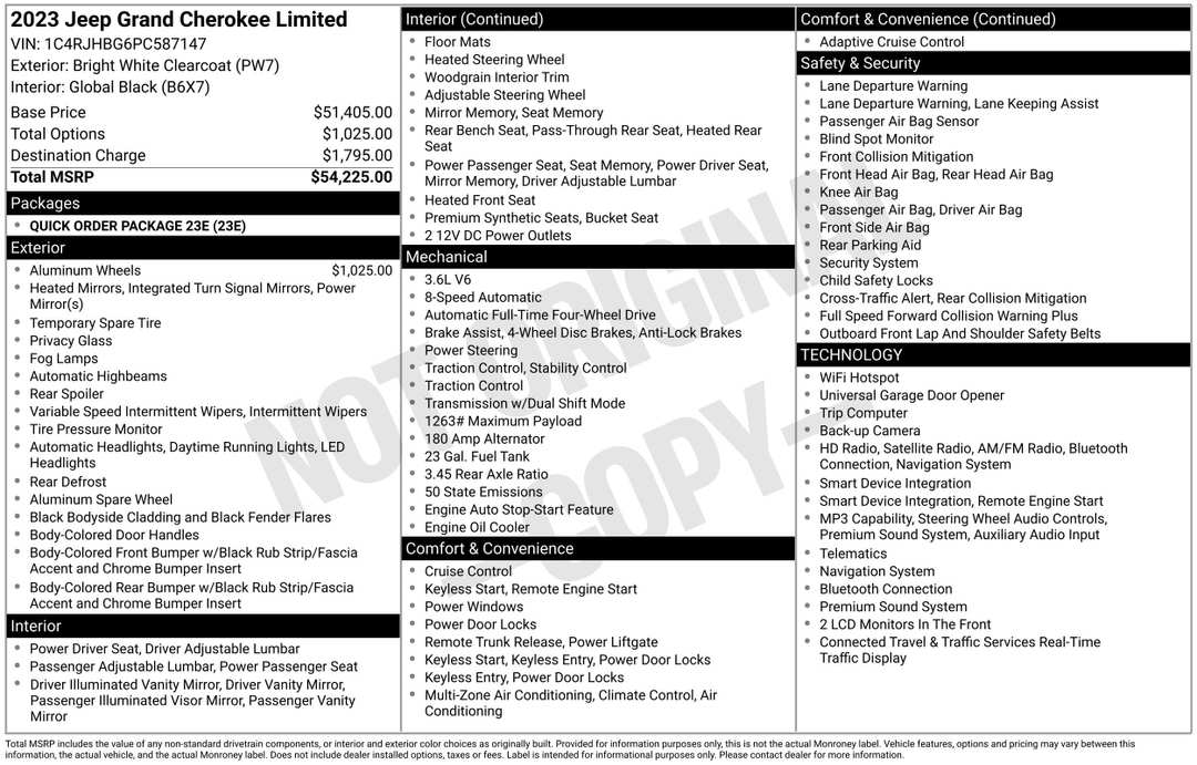 2023 Jeep Grand Cherokee Limited - Image 2