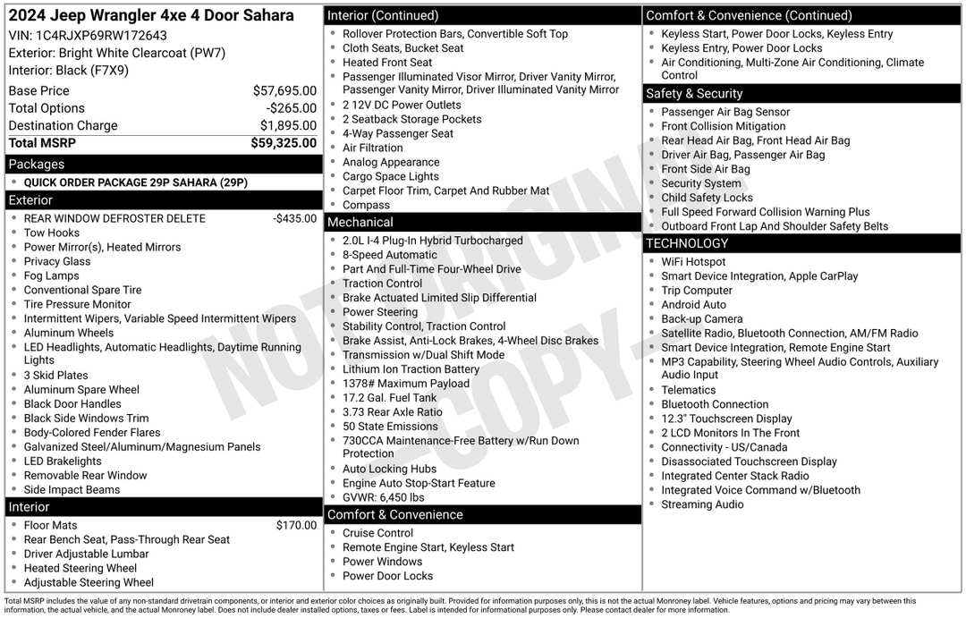 2024 Jeep Wrangler Sahara 4xe - Image 2