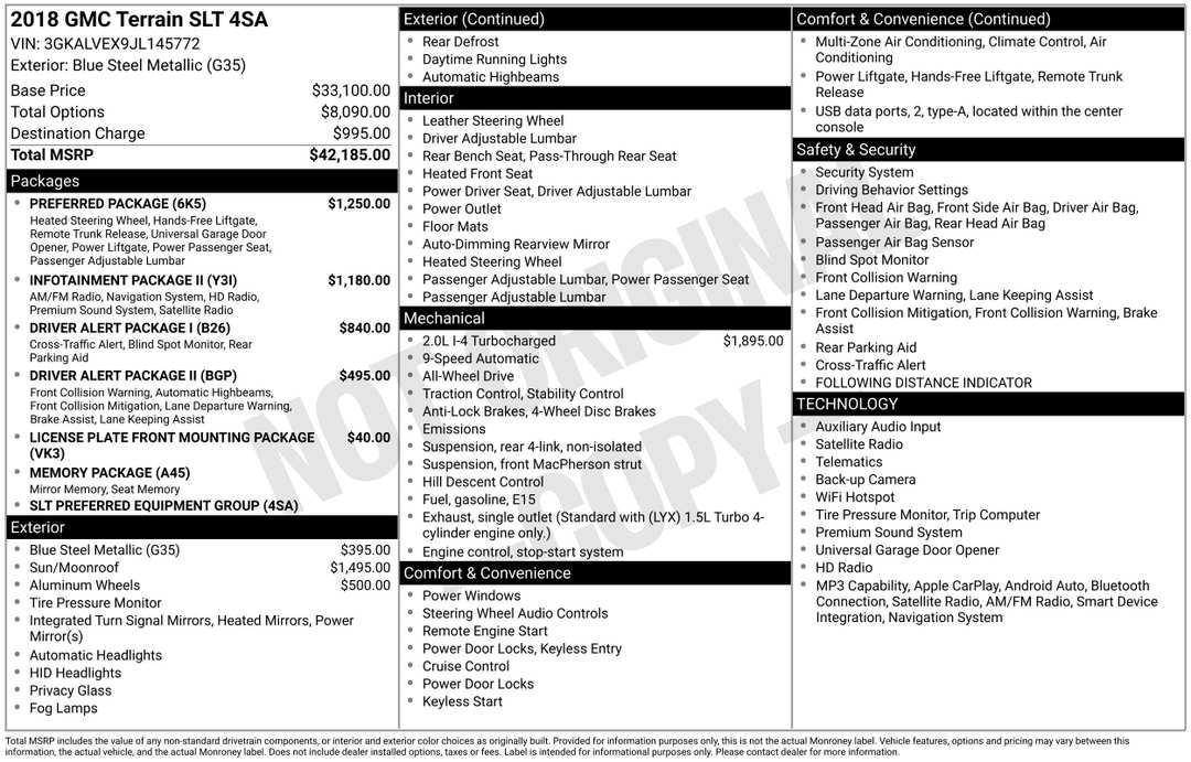 2018 GMC Terrain SLT - Image 2