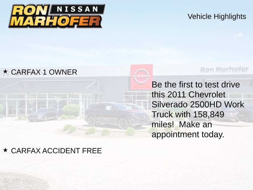 2011 Chevrolet Silverado 2500Hd Work - Image 2