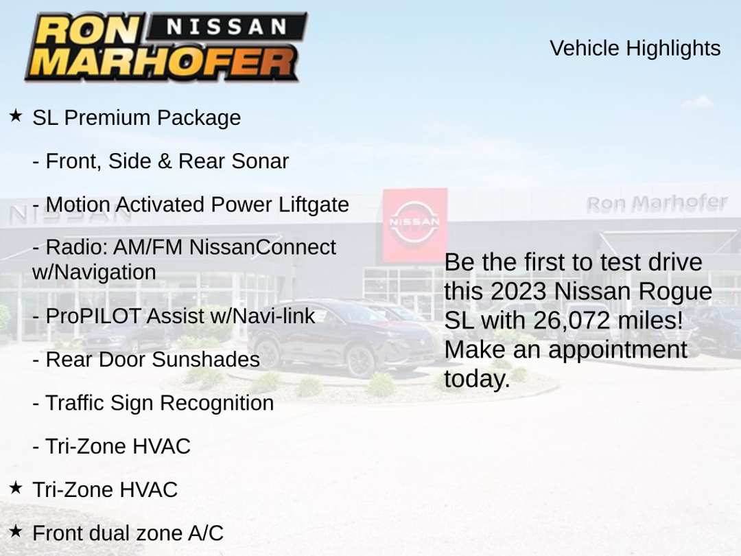 2023 Nissan Rogue SL - Image 2