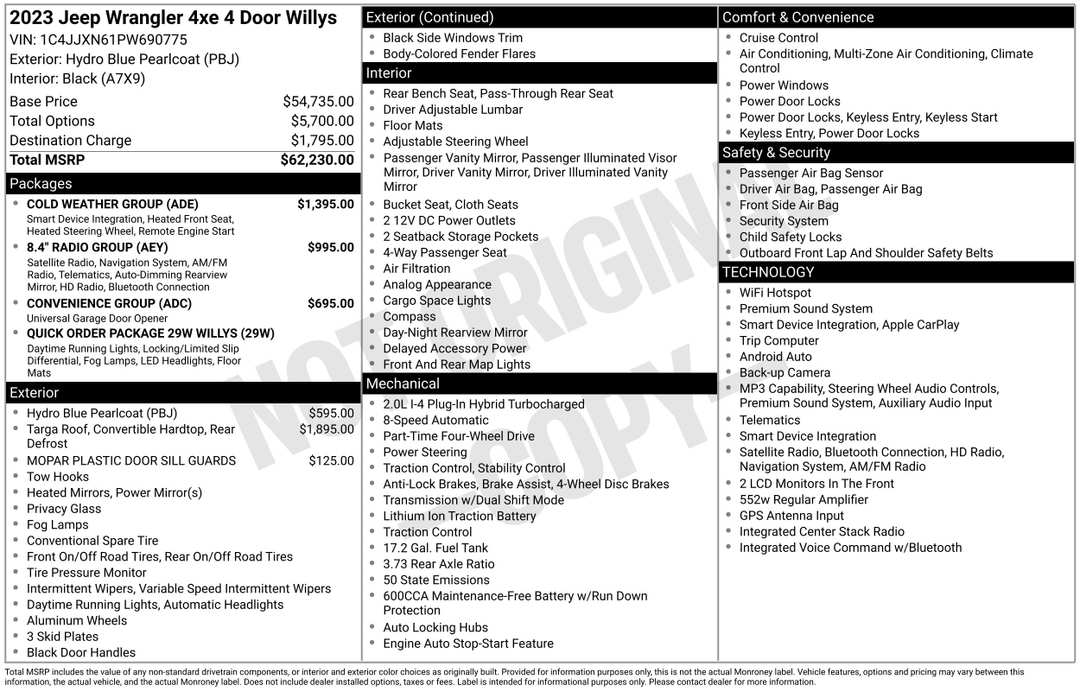 2023 Jeep Wrangler Willys 4xe - Image 2
