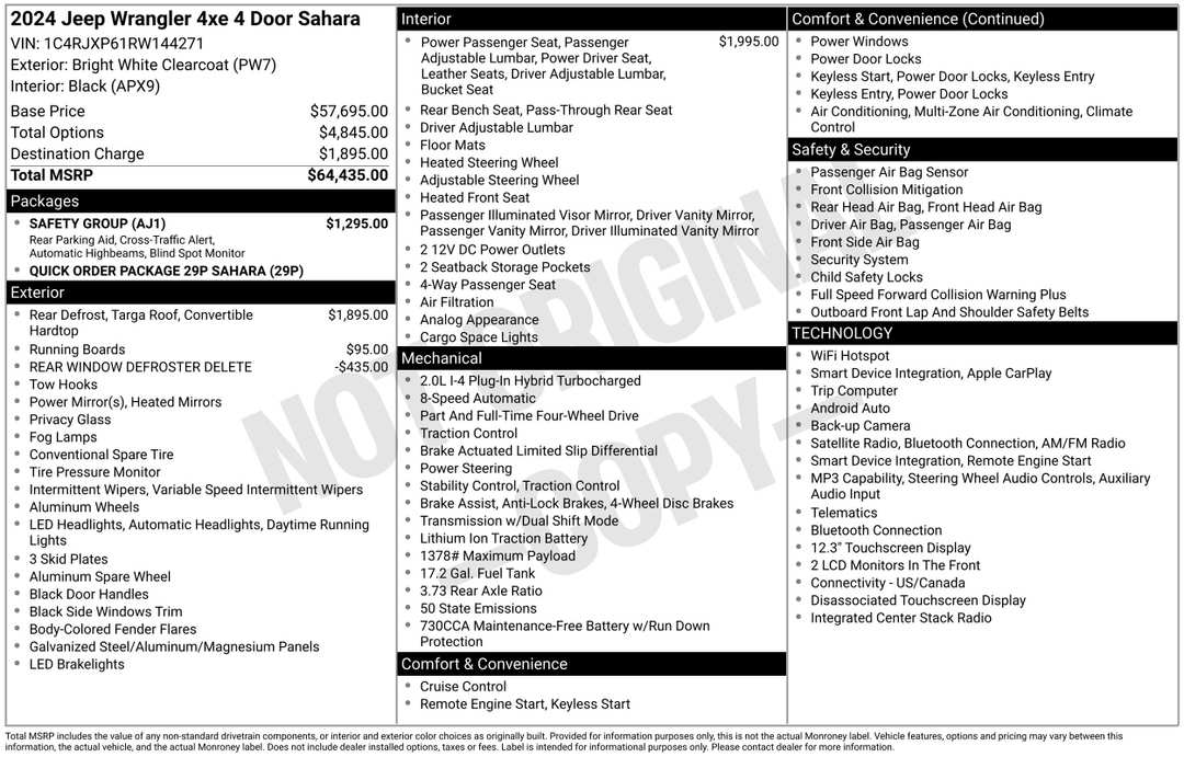 2024 Jeep Wrangler Sahara 4xe - Image 3