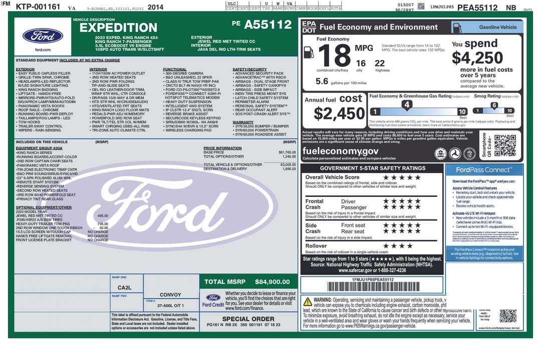 2023 Ford Expedition King Ranch - Image 2