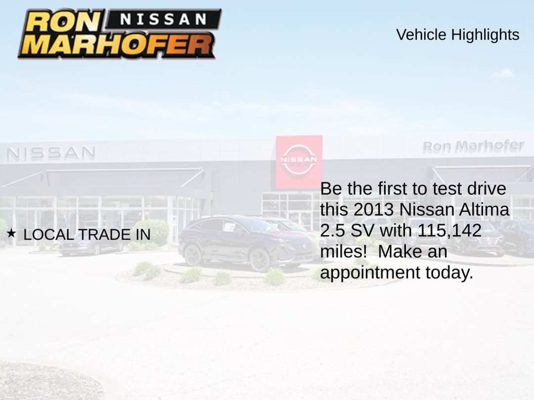 2013 Nissan Altima 2.5 SV - Image 2