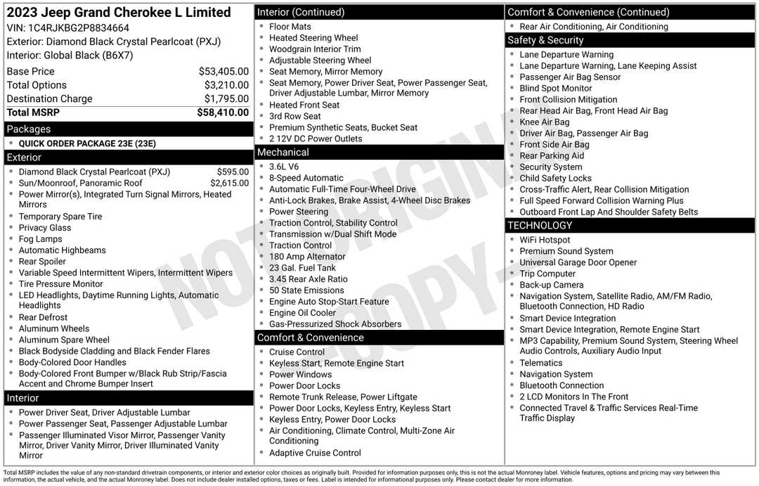 2023 Jeep Grand Cherokee L Limited - Image 2